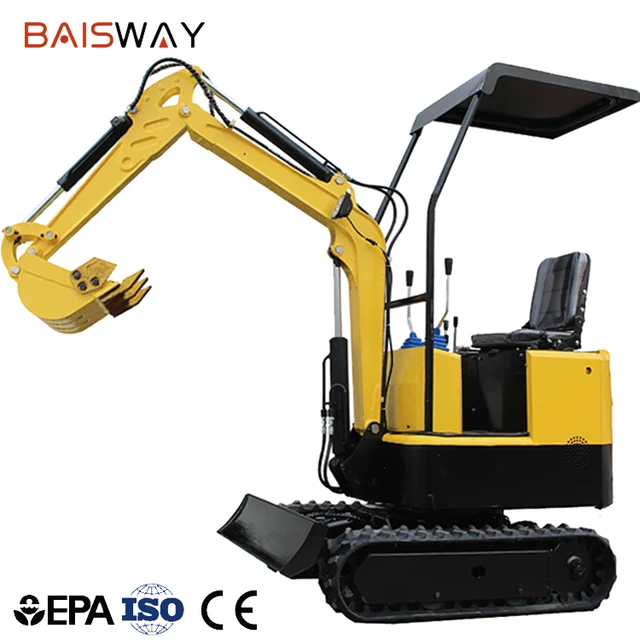 Cheap new type mini digger 1 ton excavator new small excavator