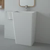 Modern Stone Pedestal Sink, New Indoor Wash Basin(Ladder-shaped) BS-8509