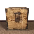 Vintage storage wooden box wooden packing box