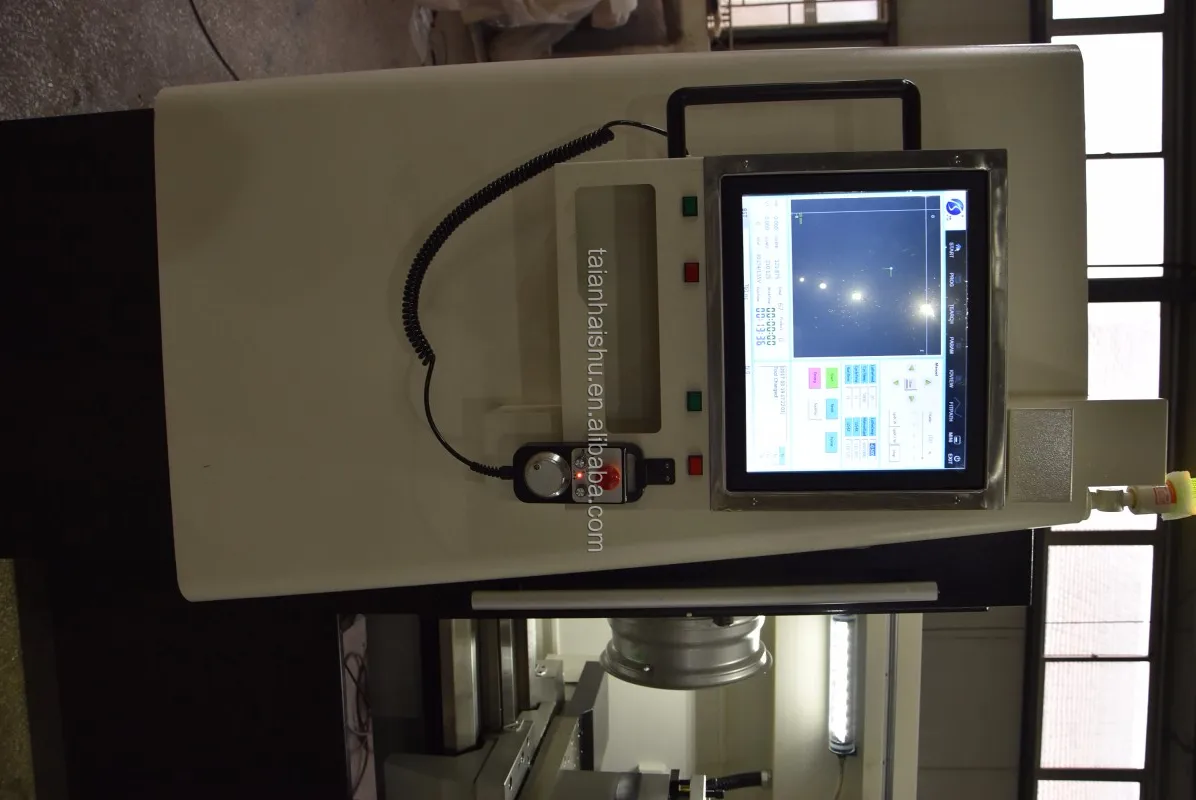 Simple operation CK6180W alloy wheel cnc lathe