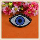 fashion design eye patch/embroidery applique iron on for coat/blouse/jeans