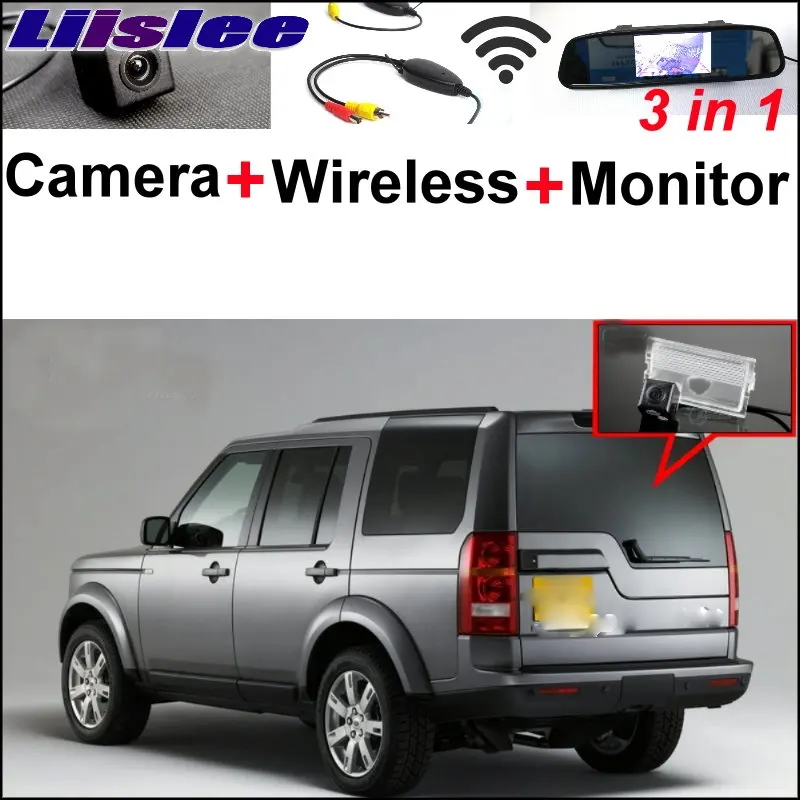 Liislee 3in1 Special Camera Wireless Receiver Mirror Monitor Easy Parking System For Land For Rover Range Rover Sport 2005~2012