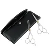 Hair Cutting Hairdressing Thinning Scissors Shears 6" + Leather Case