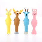 new wholesale natural soft rubber chewy durable dog latex toy with squeaker