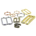 Wholesale high quality golden color metal O rings and bra adjustable buckles for underwear accessories