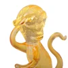 Manufacture factory optical crystal glass monkey figurine the chinese zodiac crystal animal ornaments