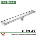 High quality most popular tile inster outdoor auto water drain cover long floor drain