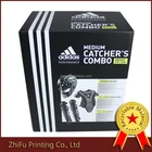 100% black printing Recyclable clear shoe box paper package