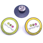Wholesale Zinc Alloy Soft Enamel Gift Button Badges With Logo