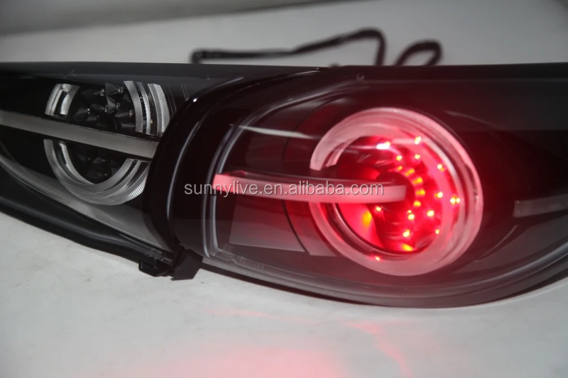 LED rear light For MAZDA 3 Axela Hatchback 2015 -up LED Strip Tail Lamp Clear cover TW
