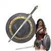 Wonder Woman PU Foam Cosplay Sword And Shield Set