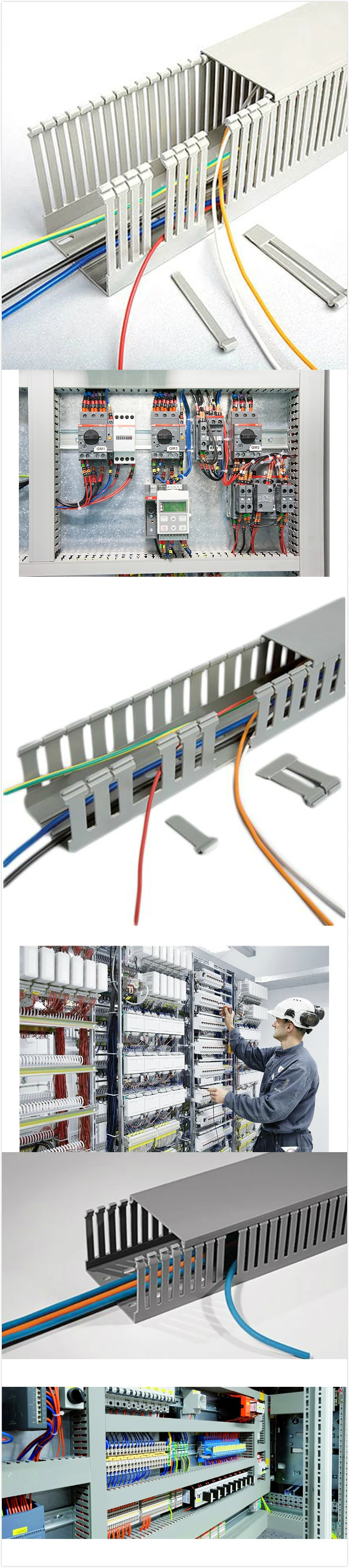pvc wire duct machine