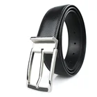 Mens Casual Leather Jeans Belt And Buckle 1 1/2 inch Wide 4MM Thick Alloy Prong Buckle Work Dress Belt for Men