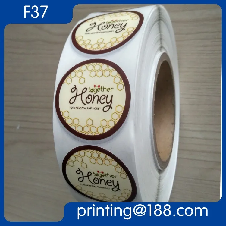 Custom Printed Round Product Sticker,Waterproof Plastic Round Sticker