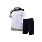 Simple style uniform china football men soccer wear shirts&shorts