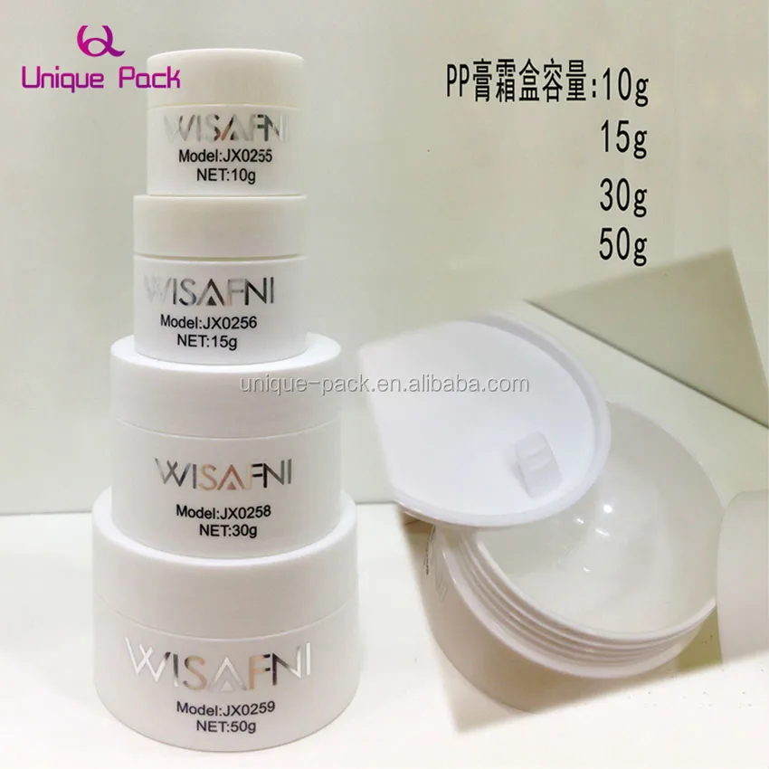 Best Selling Round Empty Cosmetics Cream Plastic Packaging Empty Jar