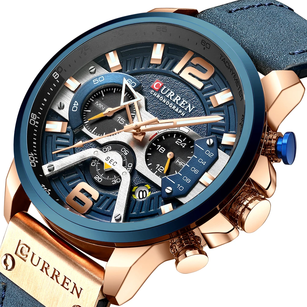 

2020 Curren 8329 quartz Men Hot Sale Watches Men Wrist New Quartz Watch Factory Wristwatches Sales Wrist Watch Digital, 5-color