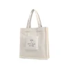 Custom eco friendly foldable cotton shopping canvas tote bag