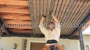 0.3mm thickness 610x2400mm metal galvanized plate expanded high rib lath mesh for building