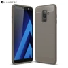 Carbon Fiber Soft TPU Back Cover Phone Case For Samsung Galaxy J8 2018