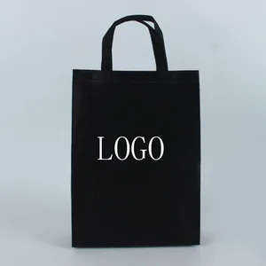 foldable non woven fabric shopping bags with custom logo