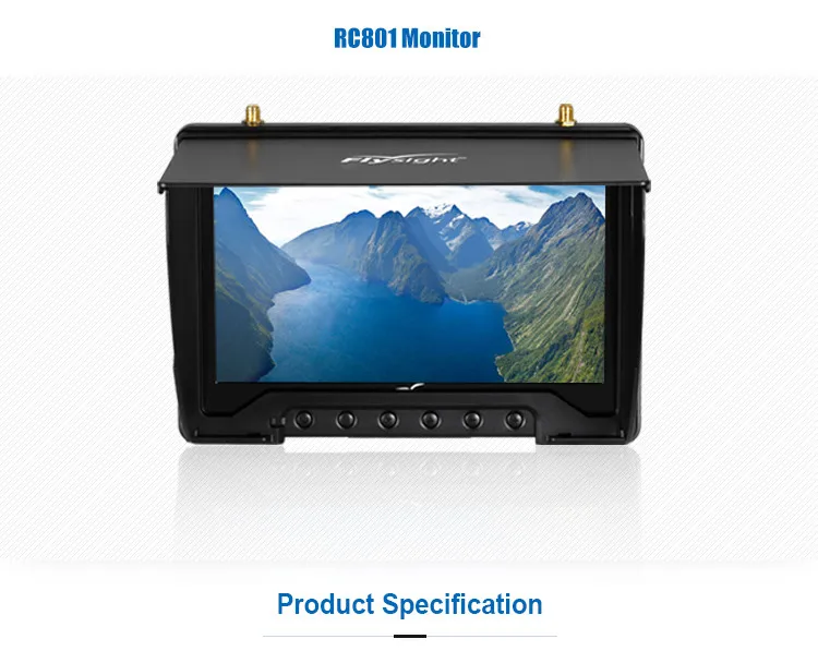 32CH 7 Inch FPV high definition monitor without blue screen