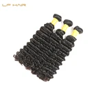LF HAIR 10a deep wave 9a mink hair brazilian deep wave 28 inch