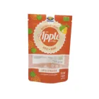 100ml Tear Notch Top Oval Window Stand Up Food Pouches Lamizip Kraft Paper Package Bag for Snack Fruit