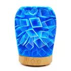 3D glass with diamonds feature humidifier aroma oil or water cool mist diffuser time ultrasonic humidifier