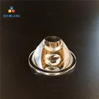Custom borosilicate glass plano convex magnifying optical glass lens