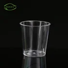 Hot selling strong short 2 ounce disposable plastic plates and cup set