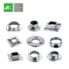 Egoee China products satin 304 316 201 stainless steel pipe square handrail floor flange for your market