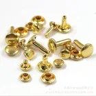 4mm-12mm cap Solid Brass Double Cap Rivet