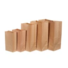 Paper Bag Handles With Paper Bag Supplier Color Print Bread Packaging Kraft Paper Bag Without Handles With Window