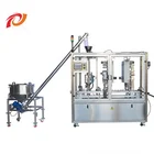 Filling Machine 0.6Mpa 2 Lanes Dolce Gusto Coffee Capsule Filling And Sealing Machine