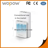 Wopow Consumer Electronics OEM 10000mah Powerbank