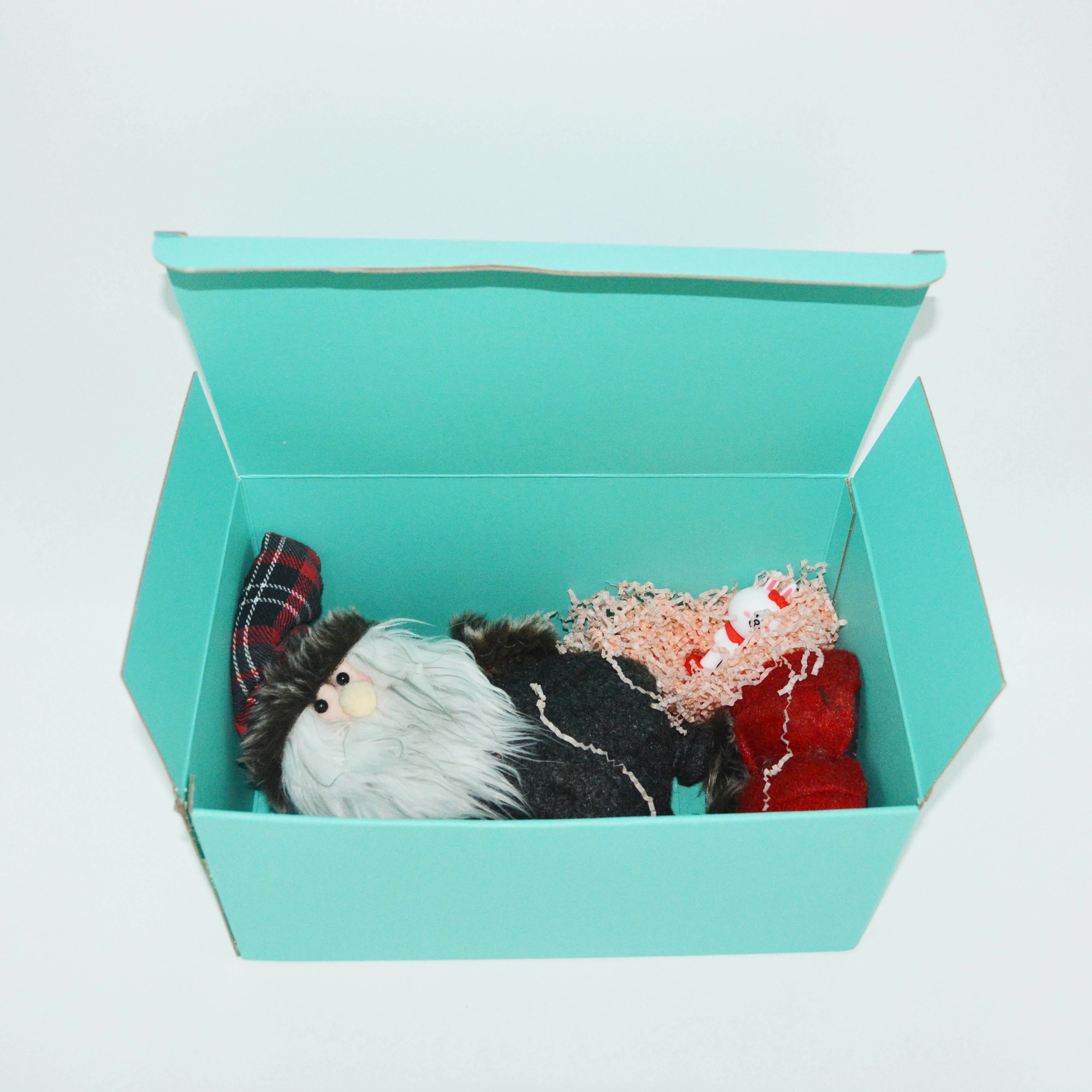 Luxus Blau Design Well Mailing Karton Weihnachten Spielzeug geschenk Lagerung Verpackung Box