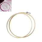 Embroidery Tools Cross Stitch Supplies Circle Round Natural Bamboo Embroidery Hoops