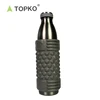 TOPKO Stainless Steel with High Density Foam Roller Exterior massage water bottle