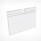 clear pvc plastic label price holder display tag shelf price display shelf talker data strip for supermarket shelves