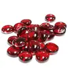 wholesale flat bulk decorative red ruby glass gem stone for wedding supplies vase filler