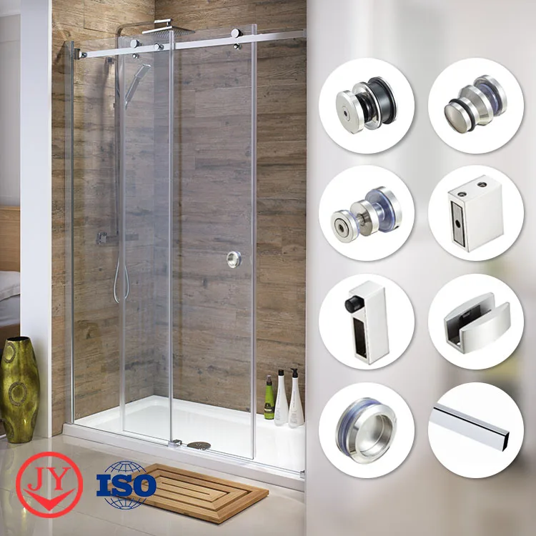 High Quality 1set Stainless Steel Frameless Bathroom Shower Sliding Door Hardware Set Cabin Hardware Without Bar Or Glass Door Shower Door Hardware Sliding Shower Door Hardwareframeless Sliding Shower Doors Aliexpress