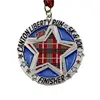 Badge sports game accolade team mega antique plated rotatable logo 1st 2nd 3rd place avengers awards medal