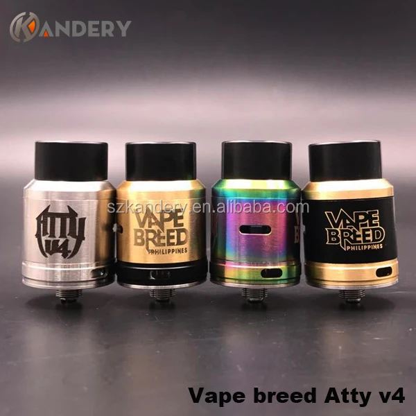 hot selling 24mm diameter rda atomizer vape breed atty v4 1:1