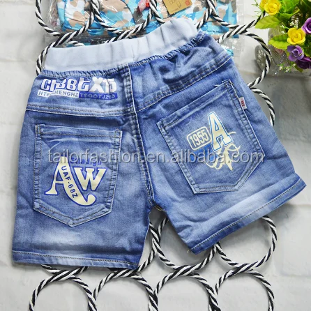 Wholesale Children Summer short trousers kid fashion jeans
