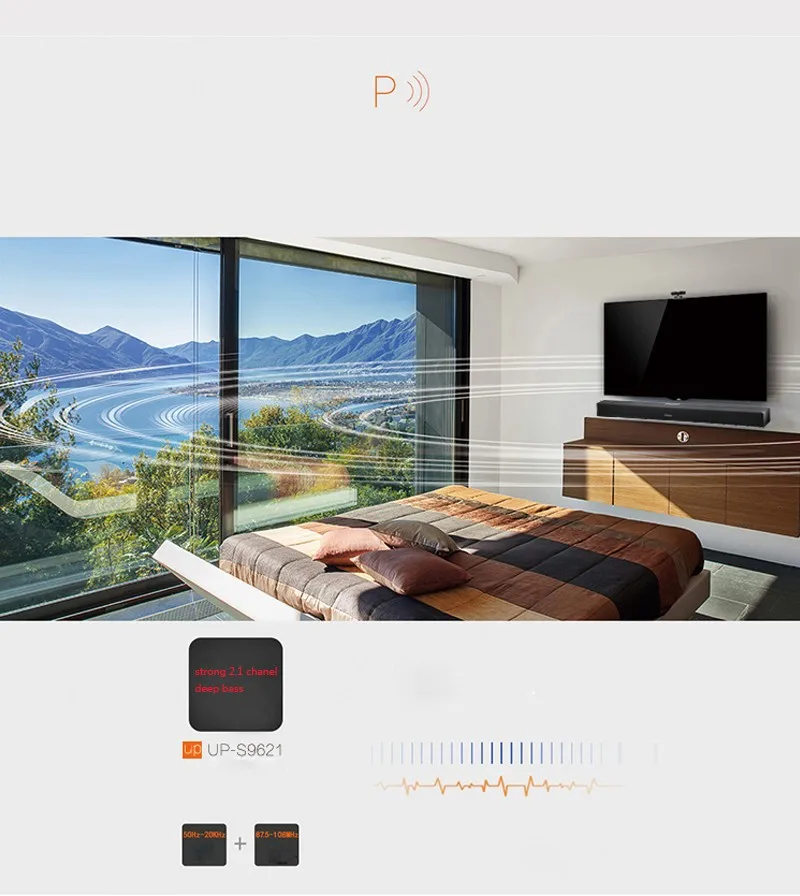 Unique experience home tv speaker with wireless bluetooth soundbar - ANKUX.COM
