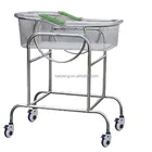 A-151 Stainless Steel Hospital Baby Crib Medical Cot