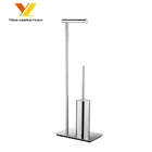 High Quality Ningbo Bathroom Accessories Floor Standing Toilet Paper Holder