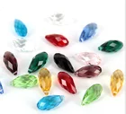 Crystal Drop shape chandelier parts for lighting