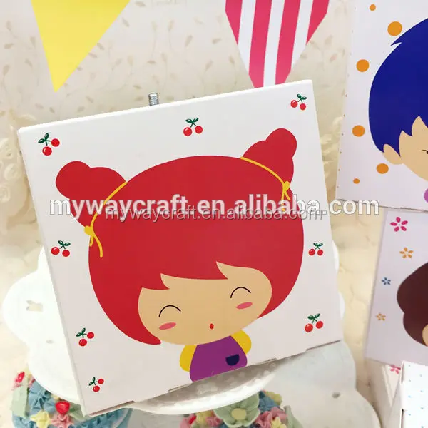 lovable child candy cane gift box baby shower paper gift box